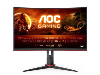 Лот: 24887403. Фото: 1. Монитор Aoc C27G2ZU. ЖК-мониторы