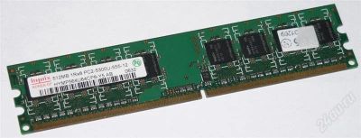 Лот: 1096906. Фото: 1. DIMM DDRII 512Mb Hynix PC-5300. Оперативная память