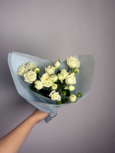 Лот: 25675937. Фото: 1. 6. Букет - комплимент из кустовых... Свежие цветы