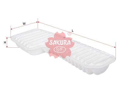 Лот: 20174759. Фото: 1. Воздушный фильтр A-1193 SAKURA... Расходные материалы