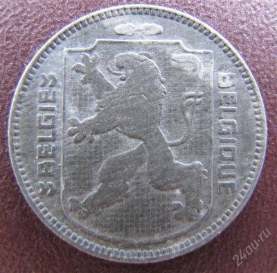 Лот: 1153510. Фото: 1. Бельгия 1 франк 1944г. Немецкая... Европа