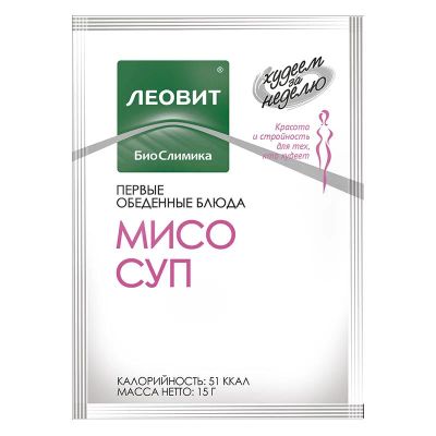 Лот: 7921772. Фото: 1. Худеем за неделю Мисо суп 15 грамм... Диетическое питание