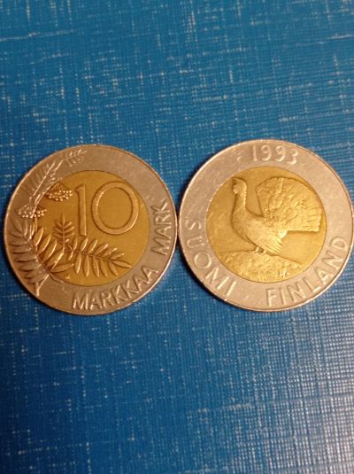 Лот: 18882741. Фото: 1. 10 марок 1993 год. Финляндия... Европа