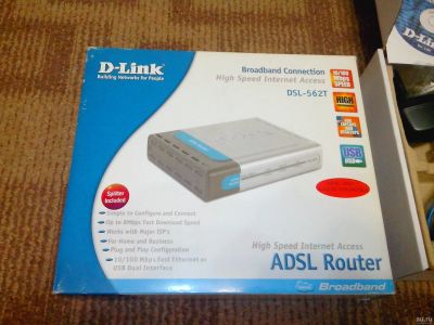 Лот: 13708038. Фото: 1. Маршрутизатор (Модем) ADSL D-Link... Проводные модемы
