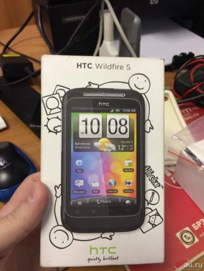 Лот: 9151863. Фото: 1. смартфон HTC Wildfire S комплект... Смартфоны