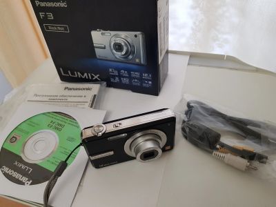 Лот: 14829431. Фото: 1. Фотоаппарат Panasonik DMC-F3. Цифровые компактные