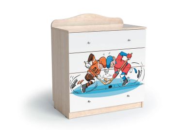 Лот: 23660302. Фото: 1. Комод с 4 ящиками Hoff ПФ-6. Шкафы, стеллажи, комоды