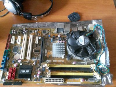 Лот: 3634146. Фото: 1. Материнская плата Asus + Процессор... Материнские платы