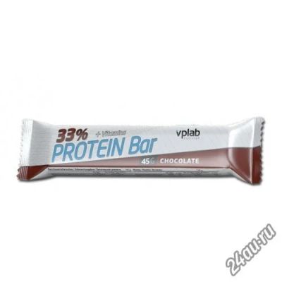 Лот: 5675379. Фото: 1. VPLab, 33% Protein bar, протеиновый... Спортивное питание, витамины