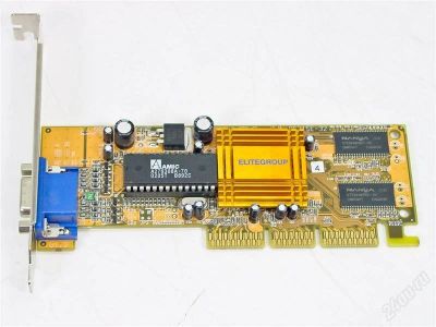 Лот: 1770084. Фото: 1. 2 штуки Elitegroup AG315E 32 AGP... Видеокарты