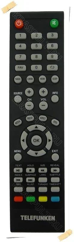 Лот: 15907039. Фото: 1. Пульт TELEFUNKEN TF-LED24S12T2... Пульты ДУ