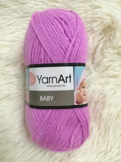Лот: 9825777. Фото: 1. Пряжа Yarnart Baby , Акрил-100... Ткани, нитки, пряжа