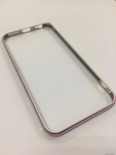 Лот: 12993429. Фото: 1. Бампер iPhone 6/ 6S Металл Серебро... Чехлы, бамперы