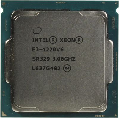 Лот: 11848161. Фото: 1. Процессор Intel Xeon E3-1220 v6... Процессоры
