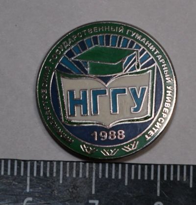 Лот: 11241542. Фото: 1. Тяжелый значок: НГГУ Нижневартовский... Сувенирные