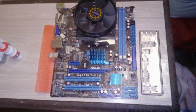 Лот: 22159608. Фото: 1. Материнская плата asus M4A78LT-M... Материнские платы
