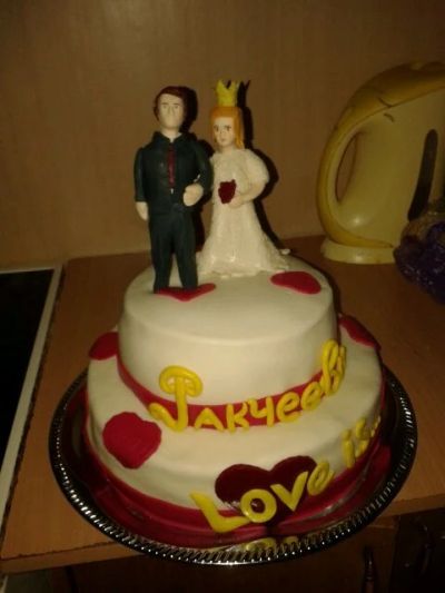Лот: 7167566. Фото: 1. свадебный торт love is. Торты, пирожные