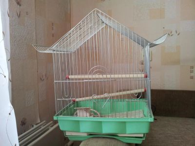 Лот: 8061065. Фото: 1. Клетка для птиц. Домики, переноски, клетки, когтеточки