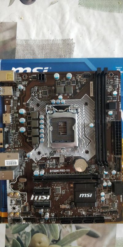Лот: 15874349. Фото: 1. Материнская плата MSI B150M PRO-H... Материнские платы