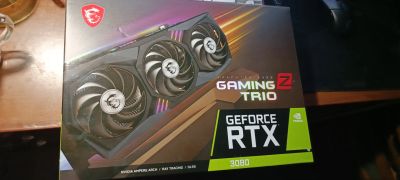 Лот: 21645600. Фото: 1. Msi rtx 3080 12gb gaming z trio. Видеокарты