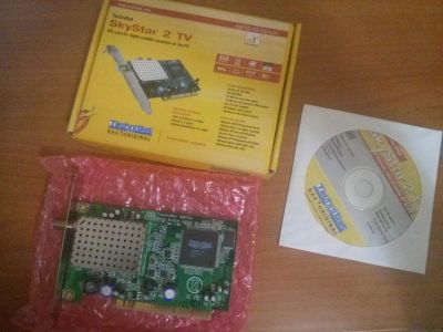 Лот: 4233131. Фото: 1. TechniSat SkyStar 2 PCI DVB плата. Платы расширения, контроллеры, доп. порты