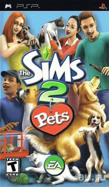 Лот: 14070897. Фото: 1. The Sims 2 Pets [PSP, английская... Игры для консолей