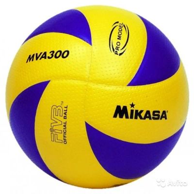 Лот: 6362879. Фото: 1. Волейбольный мяч Mikasa MVA-300-T... Мячи, ракетки, шайбы, клюшки