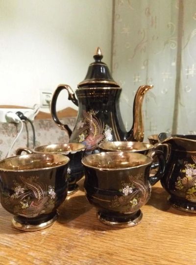 Лот: 10571935. Фото: 1. Сервиз чайный японский. Кружки, стаканы, бокалы