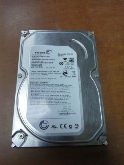 Лот: 10581925. Фото: 1. HDD Seagate 320gb 7200.12. Sata... Жёсткие диски (HDD)