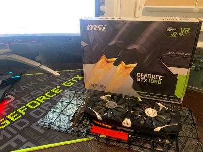 Лот: 14528708. Фото: 1. Msi Geforce Gtx 1060 6gb Gddr5... Видеокарты