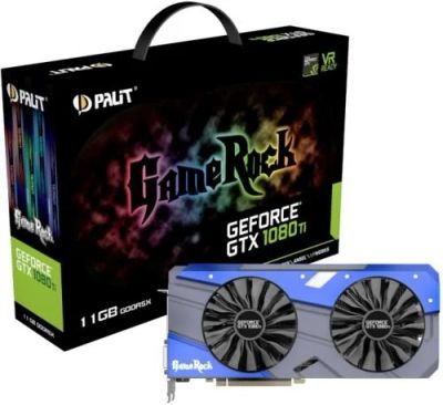 Лот: 12158861. Фото: 1. Palit PA-GTX1080TI GameRock 11G. Видеокарты