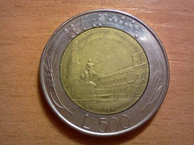 Лот: 6407997. Фото: 1. 500 лир италия. Европа