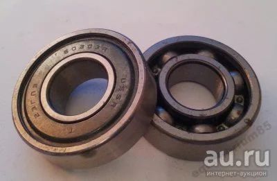Лот: 8267681. Фото: 1. Подшипник 60203 (17х40х12 мм... Трансмиссия