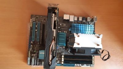 Лот: 15426589. Фото: 1. FX-8300 + GTX-1060 3 Гб + 12Гб... Комплекты запчастей