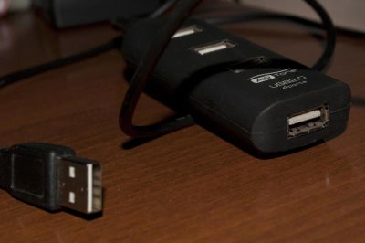 Лот: 4161582. Фото: 1. USB 2.0 HUB (хаб / разветвитель... Платы расширения, контроллеры, доп. порты