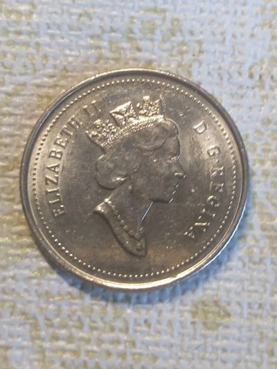 Лот: 18879223. Фото: 1. Канада 10 центов 1995. Америка