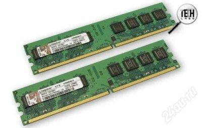 Лот: 4040968. Фото: 1. Память DDR2 2Gb Kingston KVR800D2N6... Оперативная память