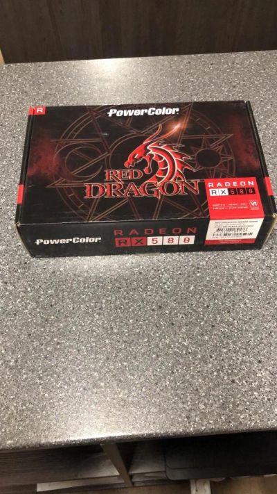 Лот: 14797630. Фото: 1. Radeon RX580 8Gb PowerColor RedDragon... Видеокарты