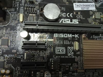 Лот: 25573096. Фото: 1. Материнская плата 1151 ASUS B150M-K... Материнские платы
