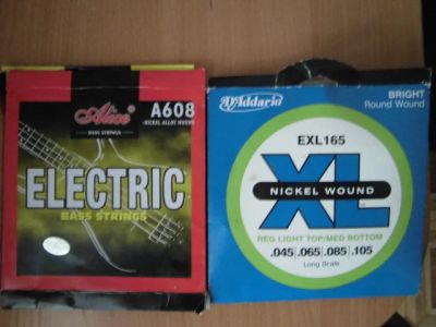 Лот: 4952104. Фото: 1. струны(бас) - D'Addario + Alice... Другое (профессиональный звук)