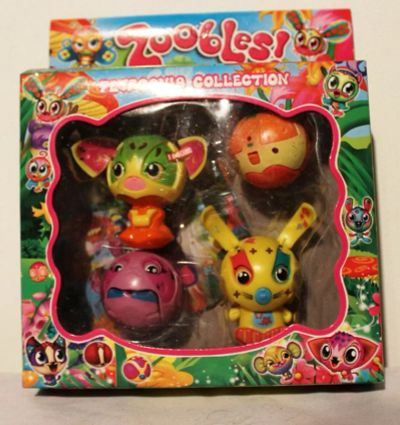 Лот: 3491913. Фото: 1. Зублс набор Зублс (zoobles) 4... Конструкторы