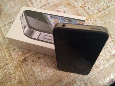 Лот: 5870854. Фото: 1. iPhone 4S 16Gb Black. Смартфоны