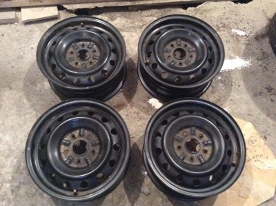 Лот: 6996414. Фото: 1. Штамповка R15 5x114,3 Toyota и... Диски
