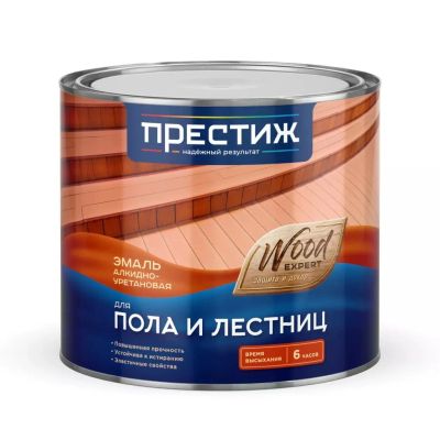 Лот: 24085915. Фото: 1. Эмаль Престиж, для пола и лестниц... Краски, лаки, растворитель