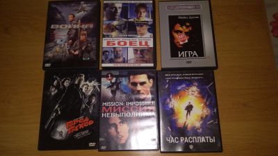 Лот: 12619829. Фото: 1. dvd диски.6 шт. CD, DVD, BluRay