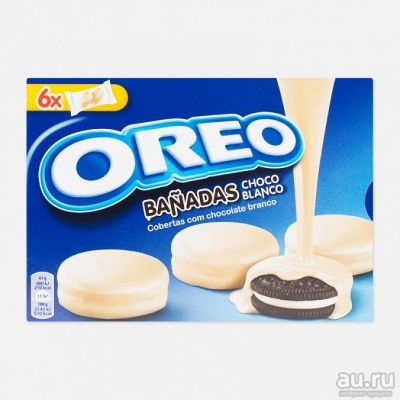 Лот: 8742786. Фото: 1. Печенье Oreo Choc White (246 грамм... Печенье, вафли, пряники