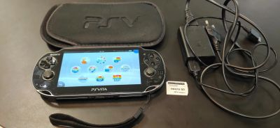 Лот: 16880603. Фото: 1. Ps vita Fat+переходник под minisd... Игровые приставки, консоли