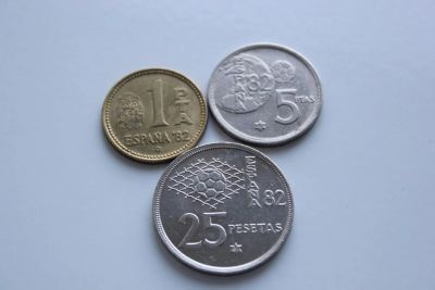 Лот: 6258361. Фото: 1. Монеты испании ЧМ 1982. Наборы монет