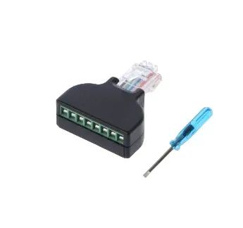 Лот: 21542393. Фото: 1. Разъем RJ45 под отвертку. Разъёмы