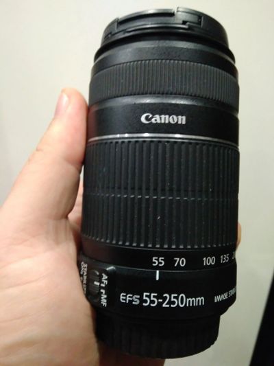 Лот: 15072894. Фото: 1. объектив Canon EF-S 55-250 mm... Видеокамеры